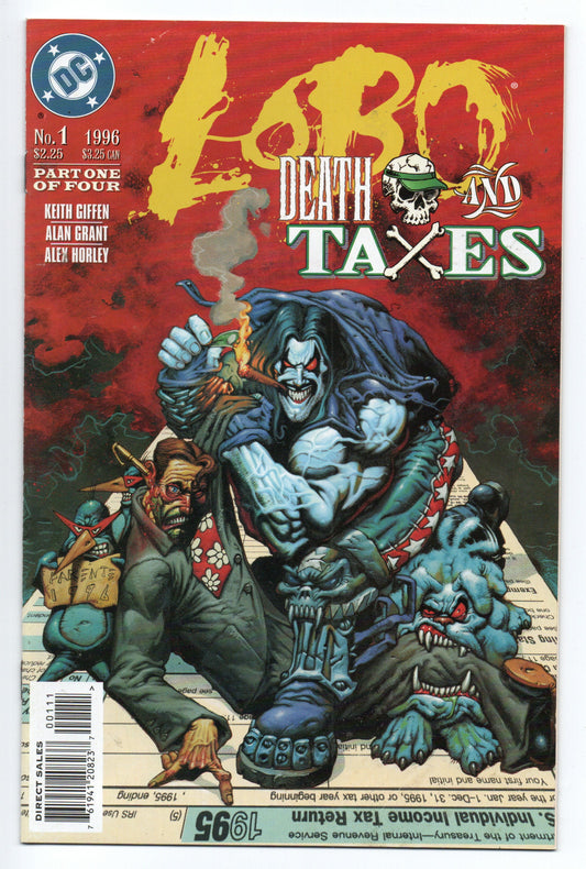 Pre-Owned - Lobo: Death and Taxes #1  (October 1996)