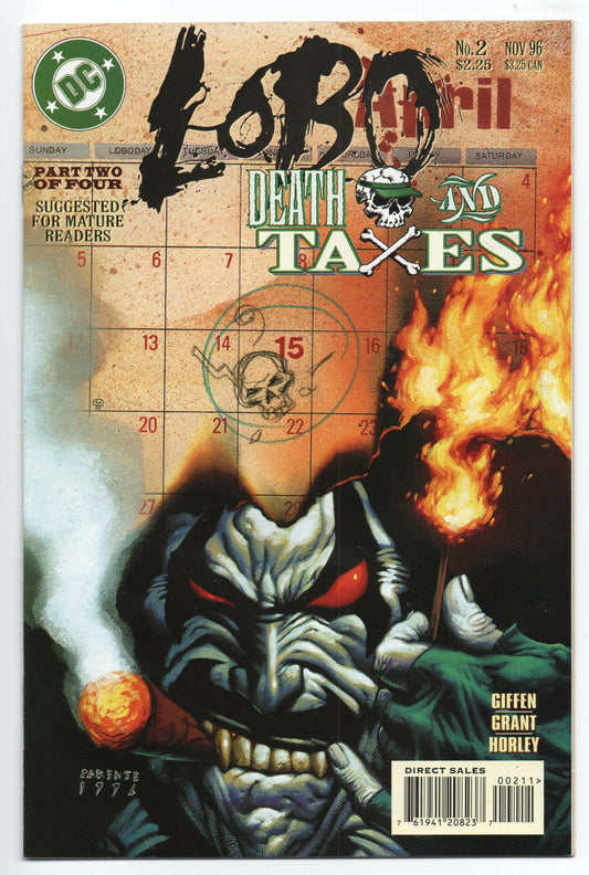 Pre-Owned - Lobo: Death and Taxes #2  (November 1996)