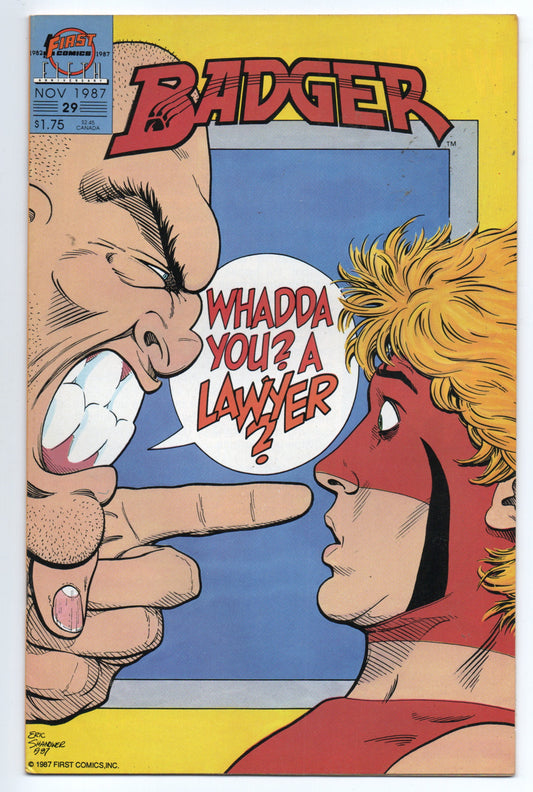 Pre-Owned - The Badger #29  (November 1987)