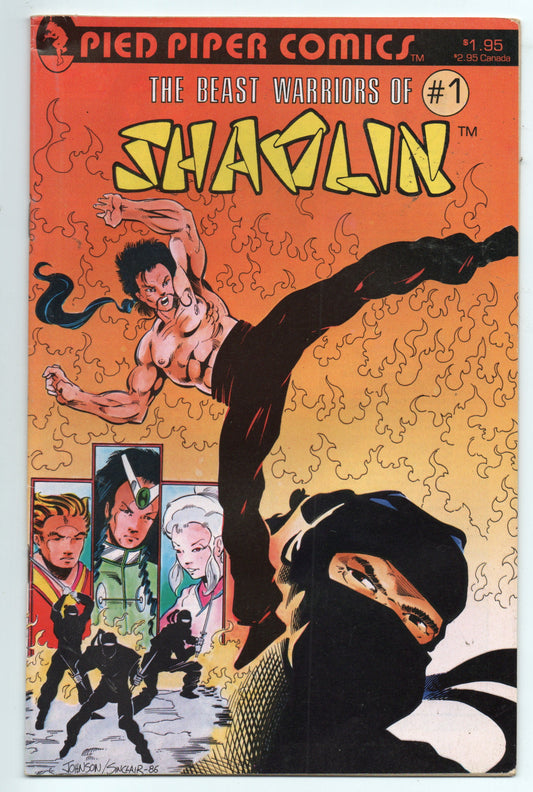 Pre-Owned - The Beast Warriors of Shaolin #1  (July 1987)