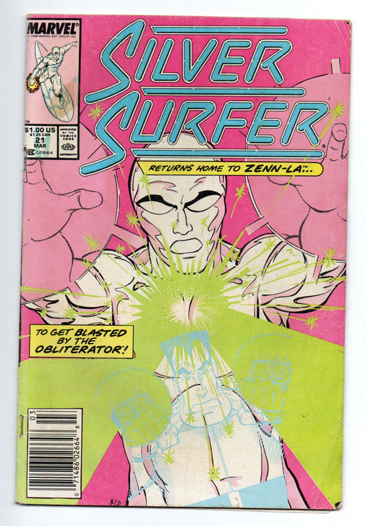 Pre-Owned - Silver Surfer #21  (March 1989)