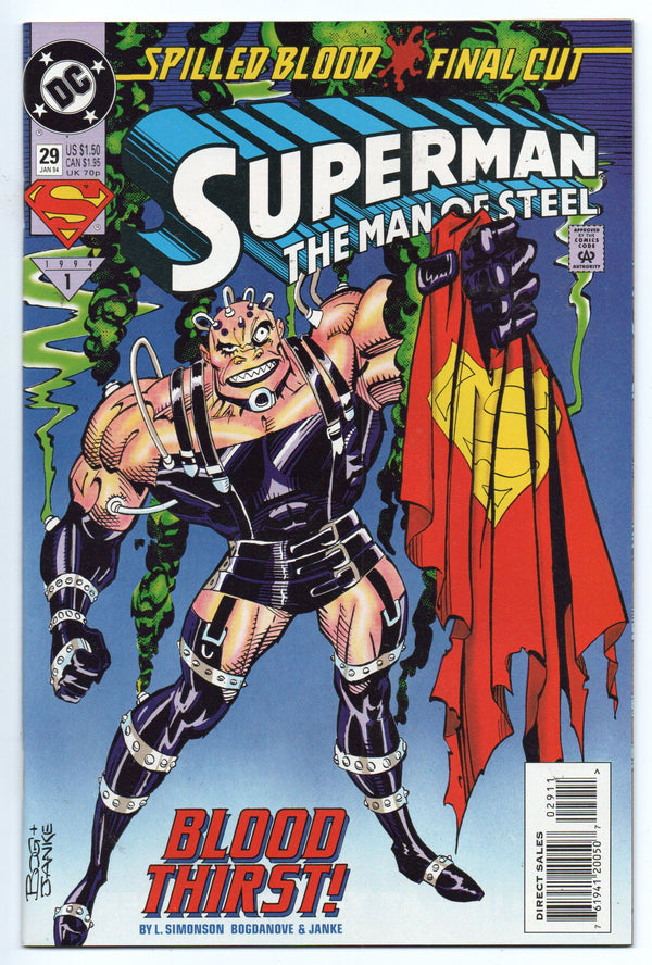 Pre-Owned - Superman: The Man of Steel #29  (January 1994)