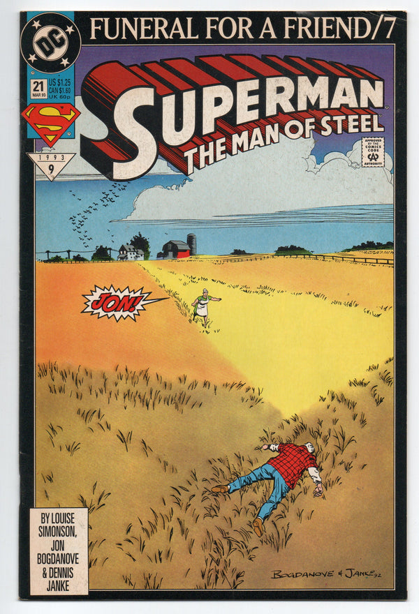 Pre-Owned - Superman: The Man of Steel #21  (March 1993)