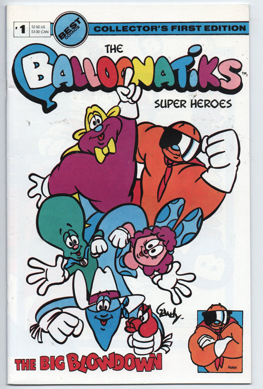 Pre-Owned - The Balloonatiks Super Heroes #1  (October 1991)