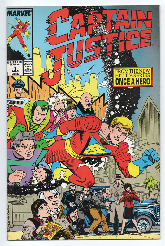 Pre-Owned - Captain Justice #1  (March 1988)