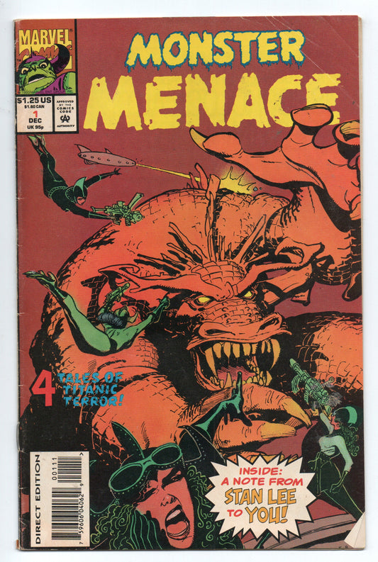 Pre-Owned - Monster Menace #1  (December 1993)