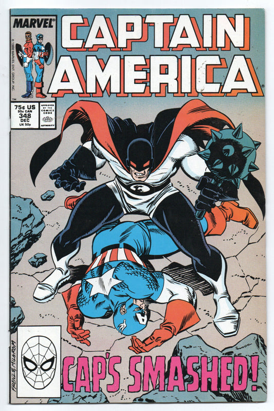 Pre-Owned - Captain America #348  (December 1988)