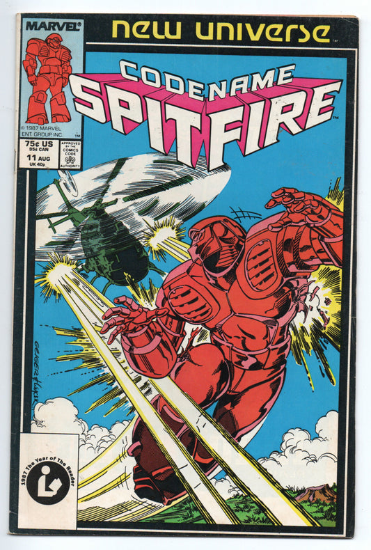 Pre-Owned - Codename: Spitfire #11  (August 1987)