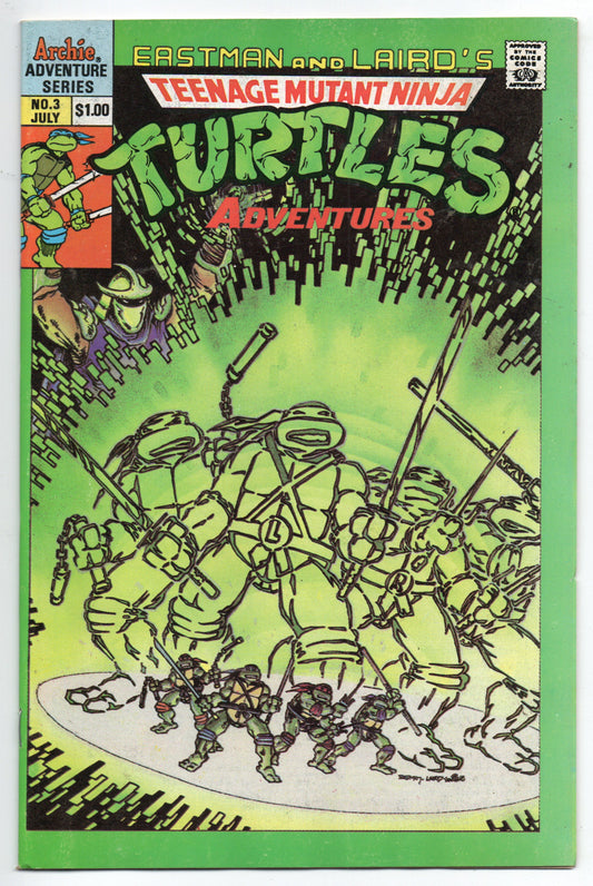 Pre-Owned - Teenage Mutant Ninja Turtles Adventures #3  (July 1989)