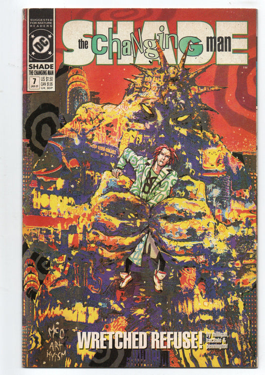 Pre-Owned - Shade, the Changing Man #7  (January 1991)