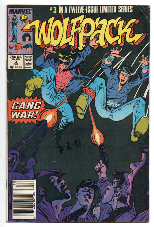 Pre-Owned - Wolfpack #3  (October 1988)