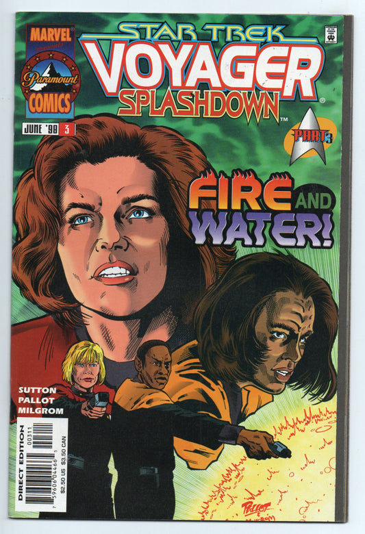 Pre-Owned - Star Trek: Voyager -- Splashdown #3  (June 1998)