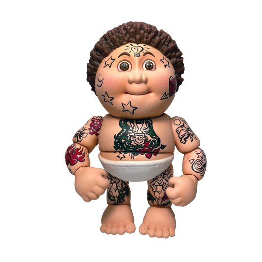 Pop Weasel Image of Garbage Pail Kids - Tattoo Lou Action Figure - Premium DNA Toys