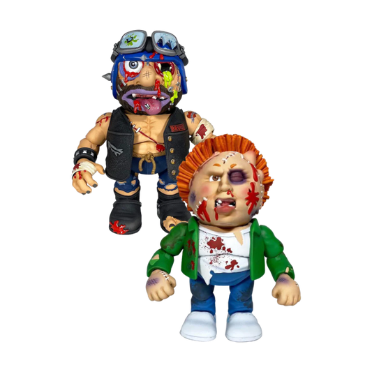 Pop Weasel Image of Madballs vs GPK - Mugged Marcus vs Bruise Brother Action Figure Set - Premium DNA Toys