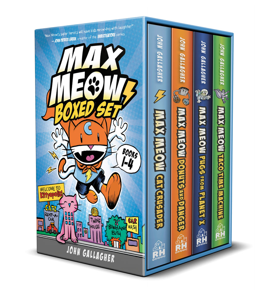 Pop Weasel Image of Max Meow Boxed Set: Welcome to Kittyopolis (Books 1-4) - Graphic Novel - Image - Pop Weasel