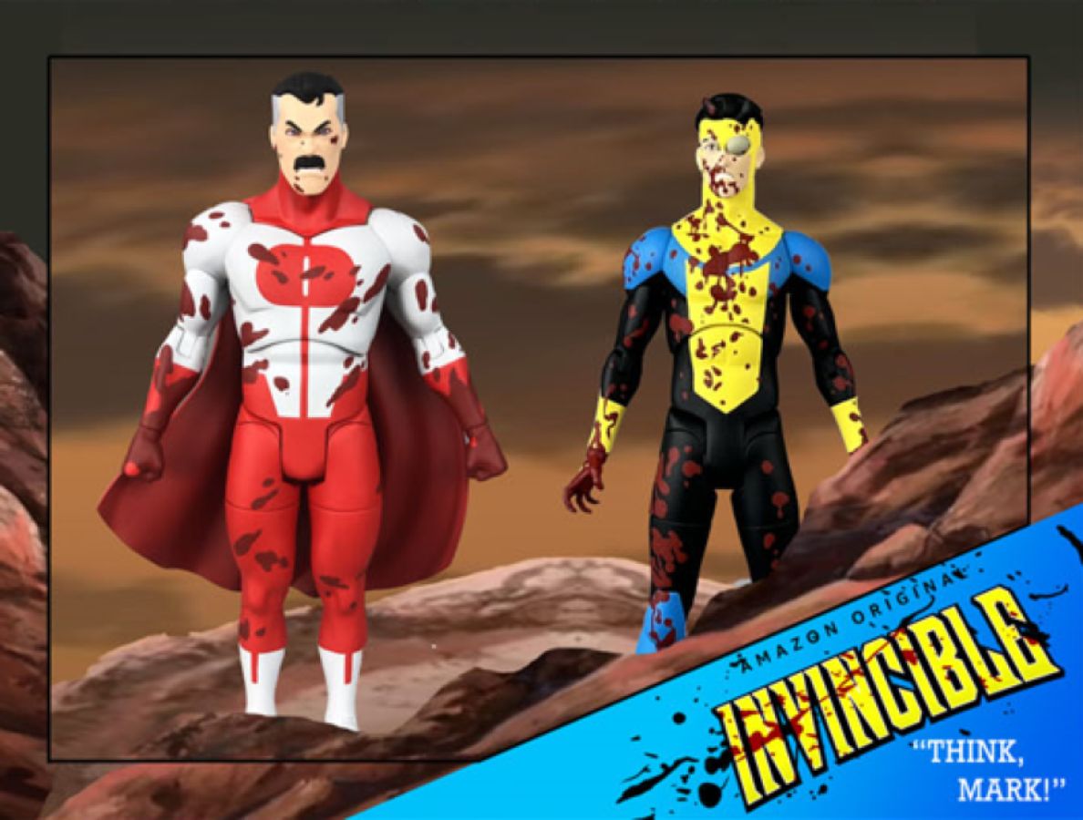 Image Pop Weasel - Image 4 of Invincible (TV) - Omni-Man & Invincible Deluxe Figure Box Set - Diamond Select Toys