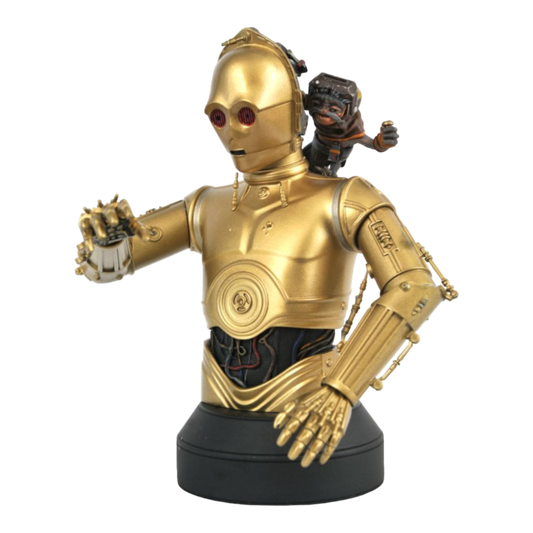 Pop Weasel Image of Star Wars - C-3PO & Babu Frik 1:6 Scale Bust - Diamond Select Toys