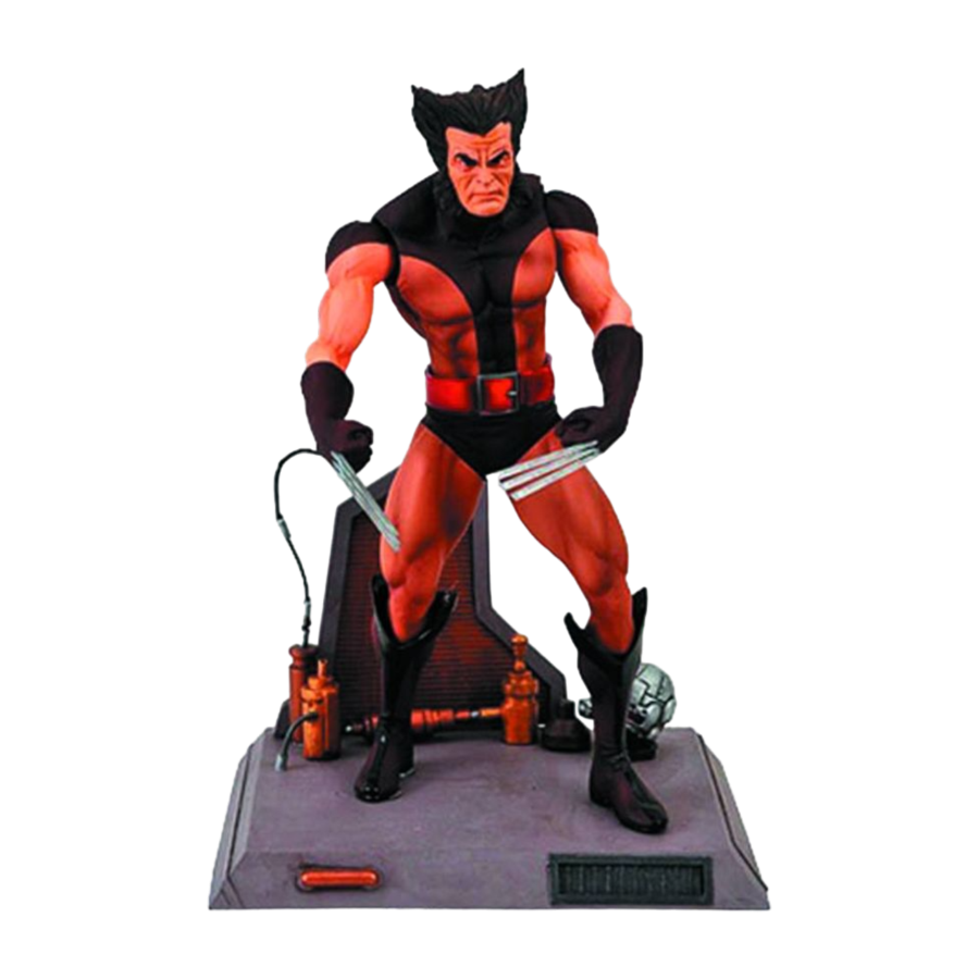 Pop Weasel Image of Marvel Comics - Wolverine Brown Unmasked Action Figure - Diamond Select Toys - Statue - Image - Pop Weasel