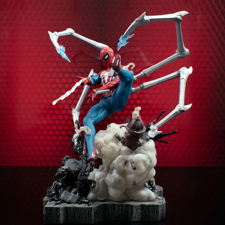 Image Pop Weasel - Image 4 of Spider-Man 2 (2023) - Spider-Man 2 Spider-Man Deluxe Gallery Statue - Diamond Select Toys - Statue - Image - Pop Weasel