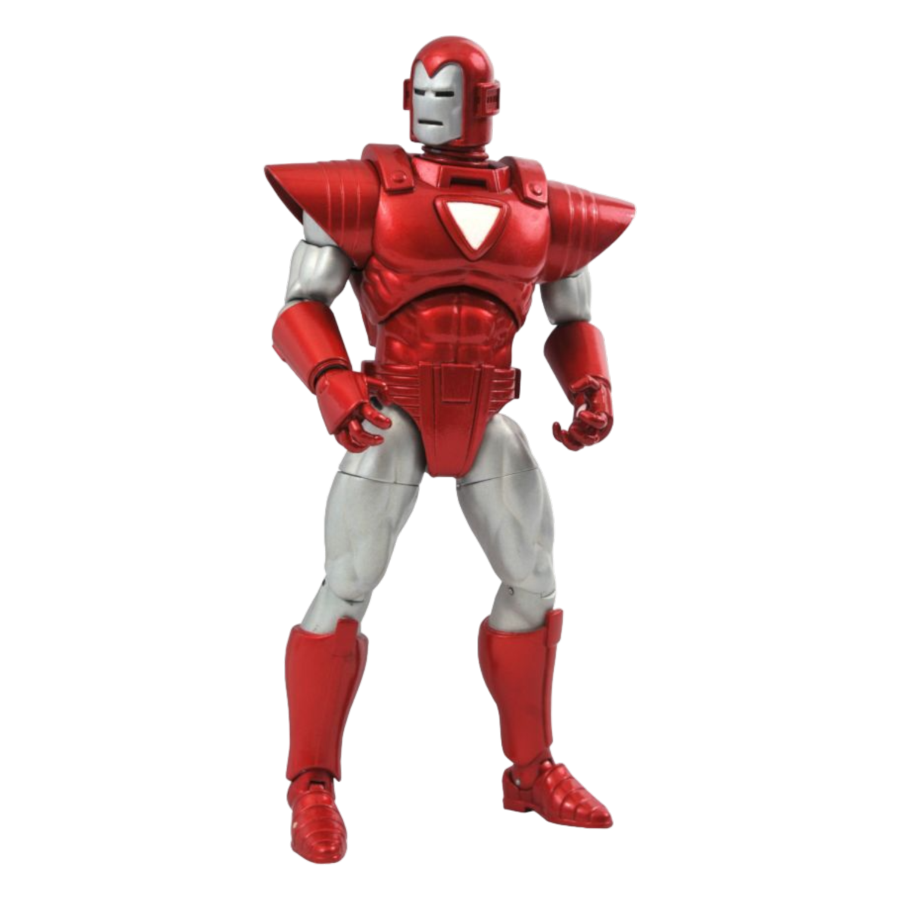 Pop Weasel Image of Marvel Comics - Iron Man Silver Centurian Action Figure - Diamond Select Toys