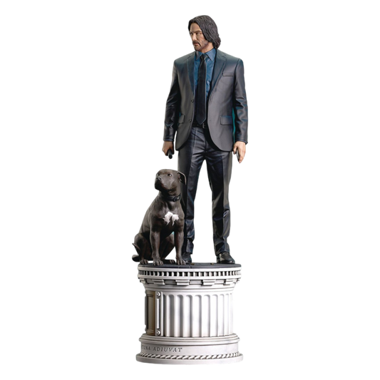 John Wick 3 - John Wick with Dog Milestones Statue - Diamond Select Toys