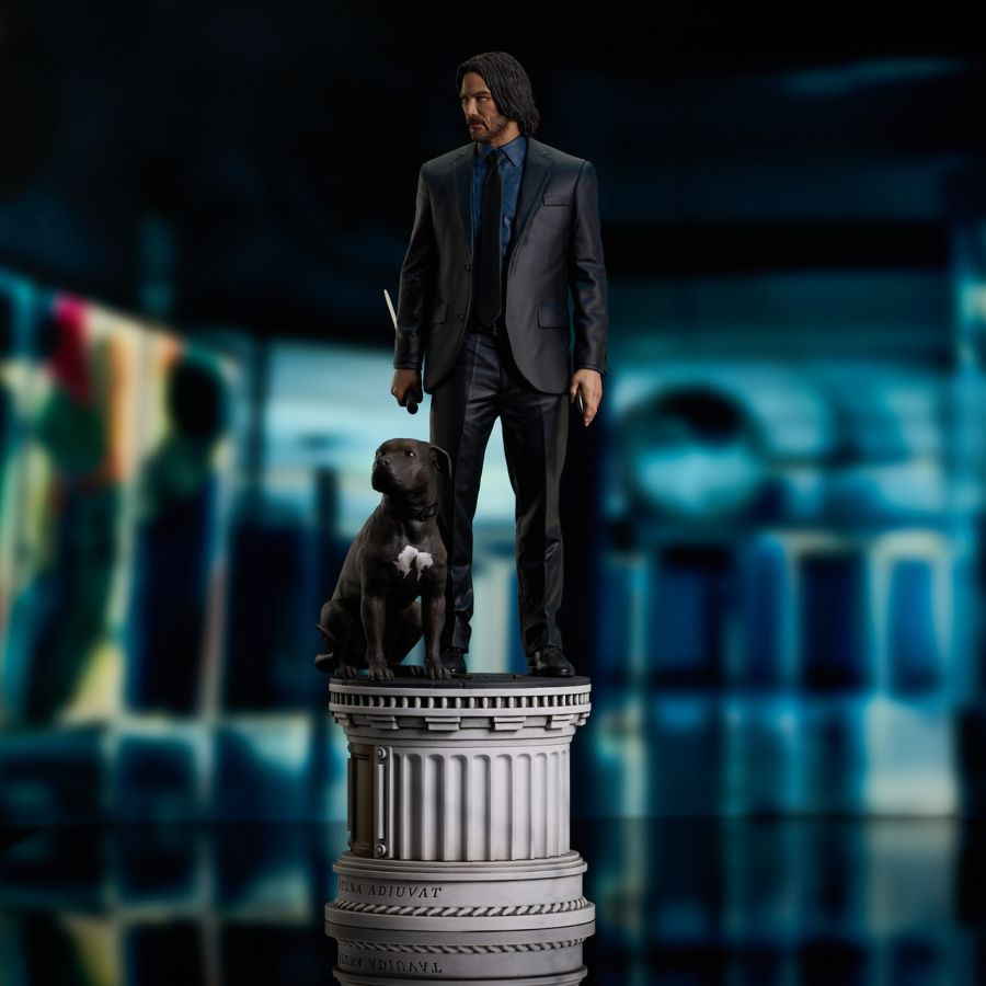 Image Pop Weasel - Image 3 of John Wick 3 - John Wick with Dog Milestones Statue - Diamond Select Toys - Statue - Image - Pop Weasel