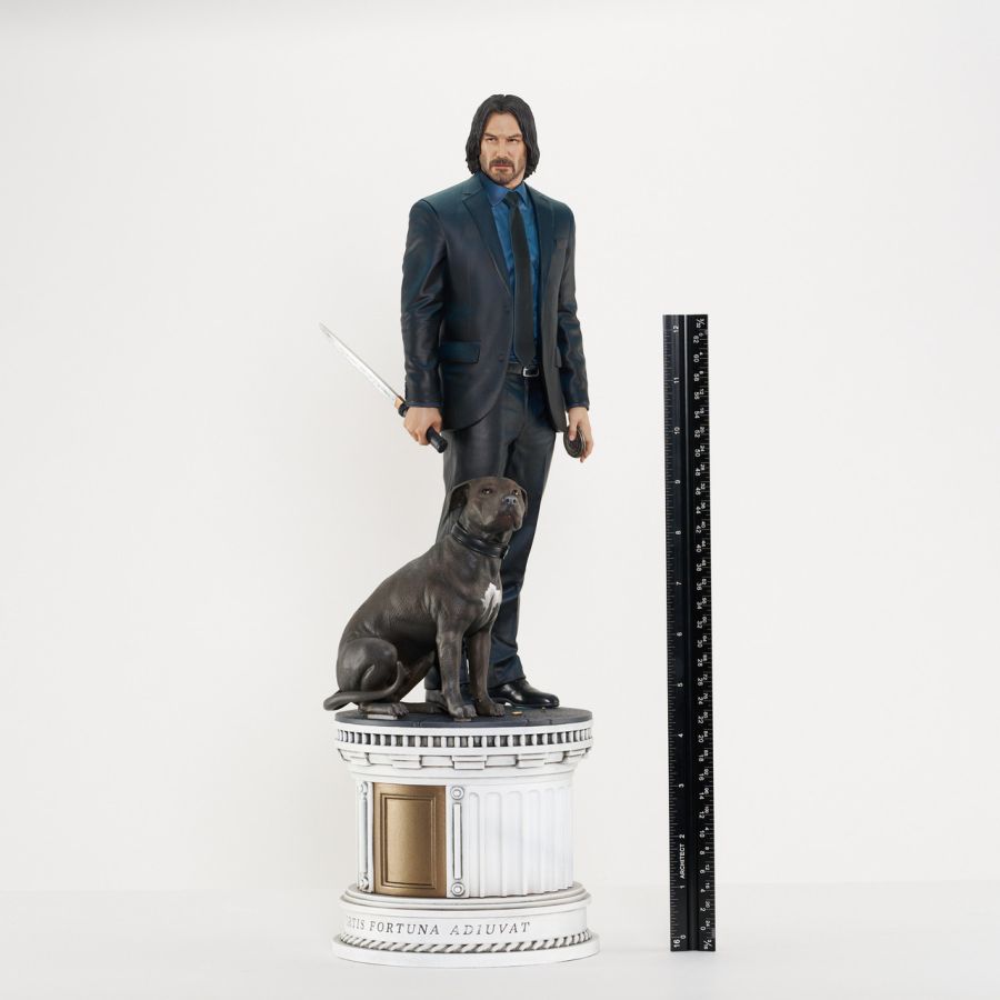 Image Pop Weasel - Image 11 of John Wick 3 - John Wick with Dog Milestones Statue - Diamond Select Toys - Statue - Image - Pop Weasel