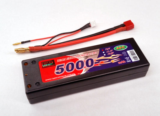 xxHC Li-Po 7.4v 5000mAh 40C De