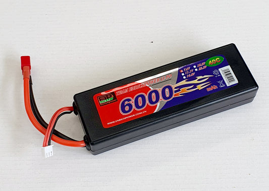 xxHC Li-Po 7.4v 6000mAh 40C De