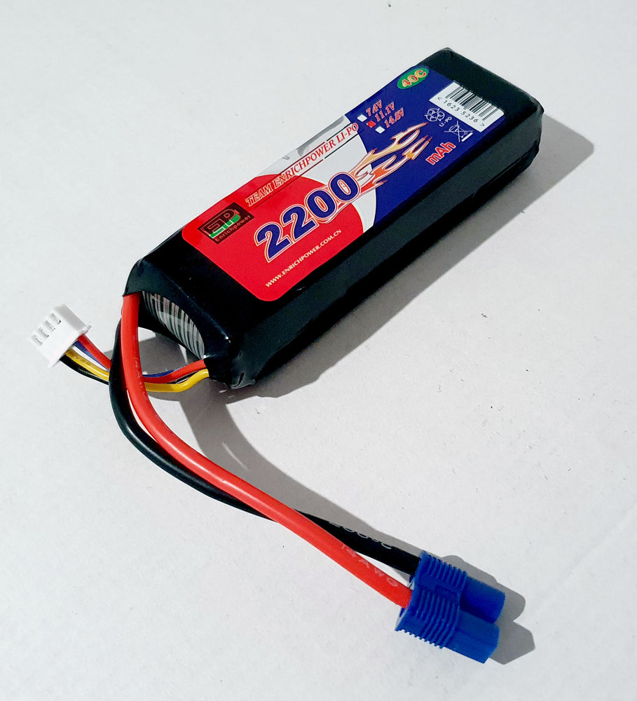Li-Po 11.1v 2200mAh 40C EC3 - Model - Image - Pop Weasel