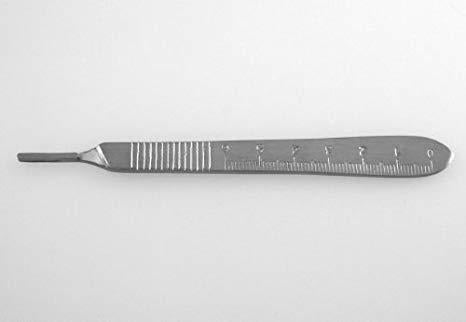 xxLrg Stainless Scalpel Handle - Model - Image - Pop Weasel