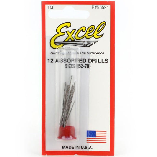 12 Assorted Micro Drill bits