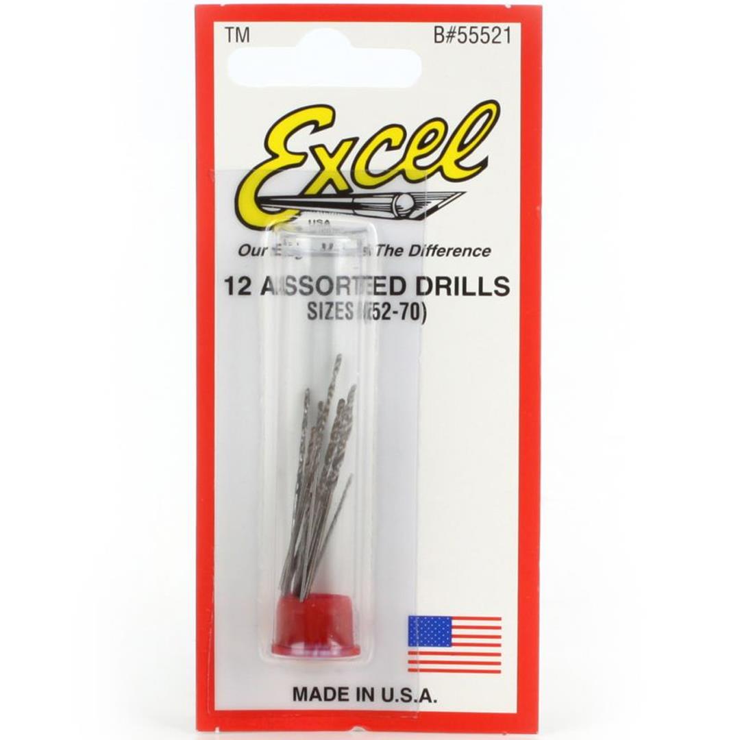 12 Assorted Micro Drill bits