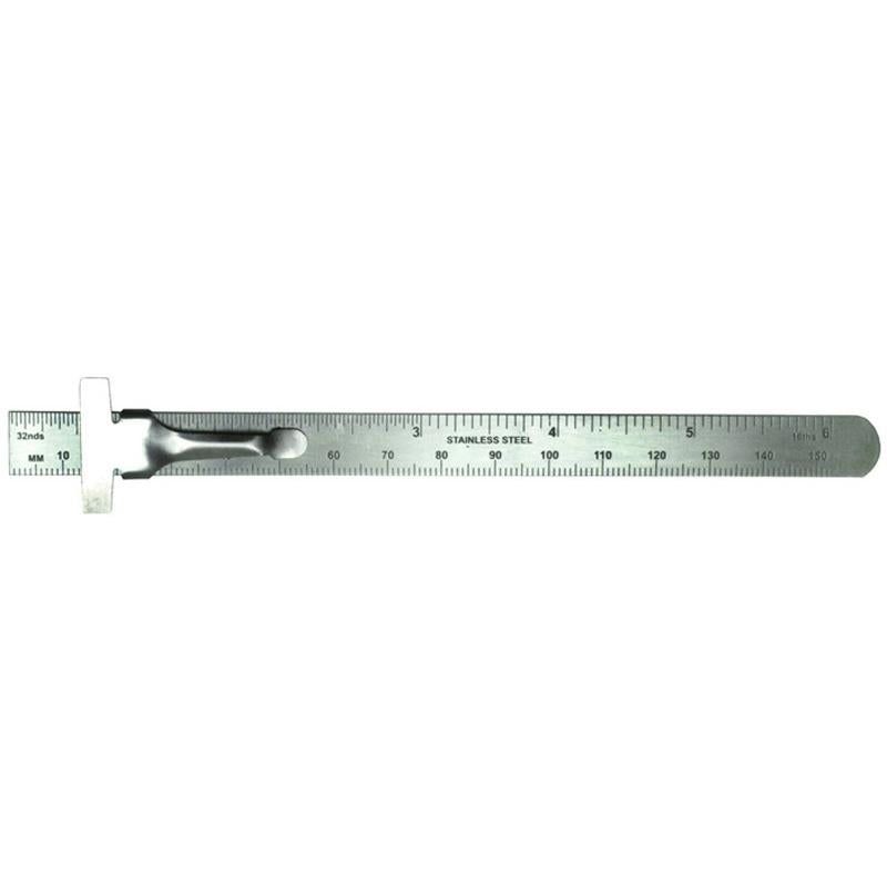 Ruler 6" Stainless Steel - Model - Image - Pop Weasel