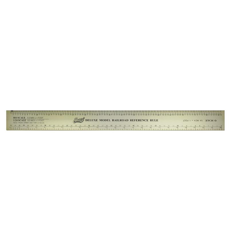 12" Scale Ruler: O,HO,N,mm1/24 - Model - Image - Pop Weasel