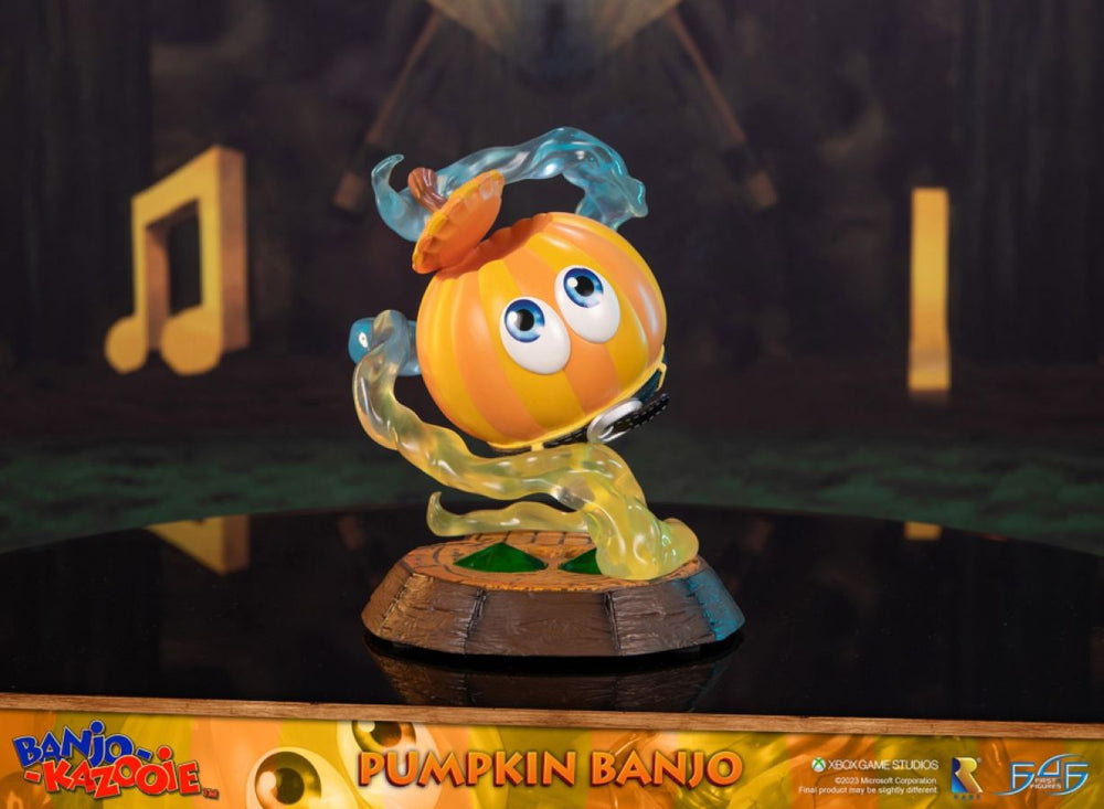 Image Pop Weasel - Image 2 of Banjo Kazooie - Pumpkin Banjo Statue - First 4 Figures - Statue - Image - Pop Weasel