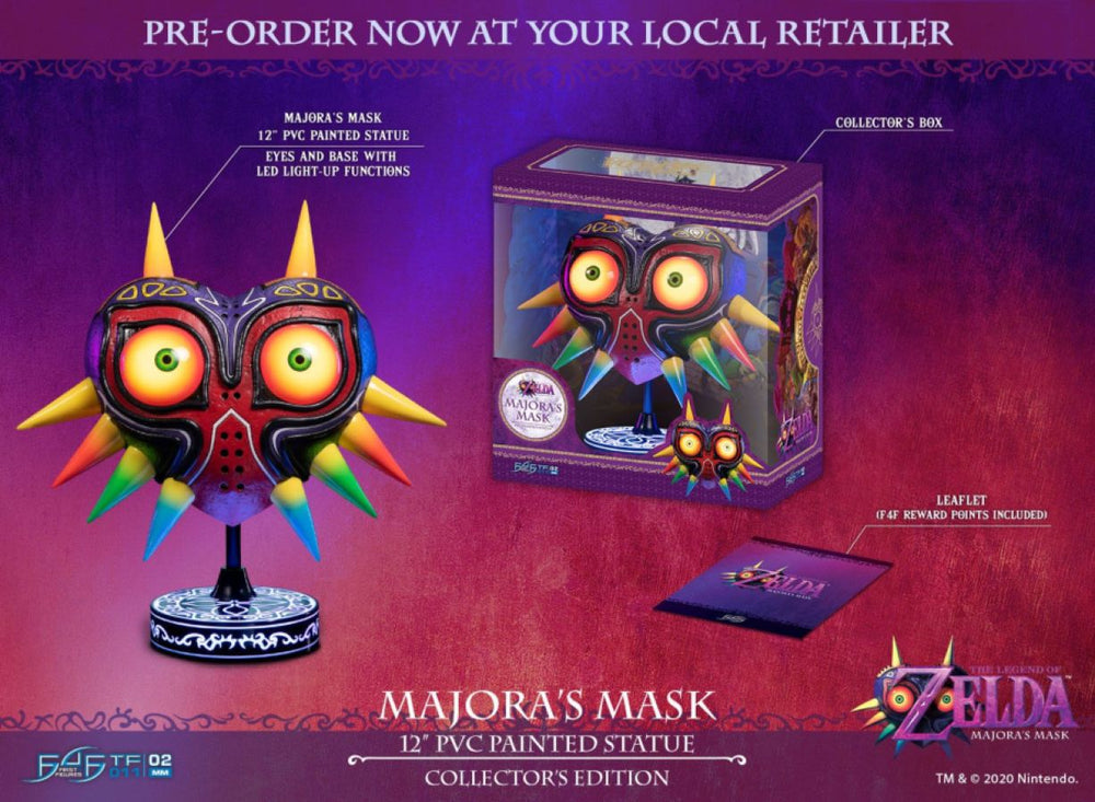 The Legend of Zelda - Majora&#039;s Mask Collector&#039;s Edition PVC Statue - First 4 Figures - Statue - Image - Pop Weasel