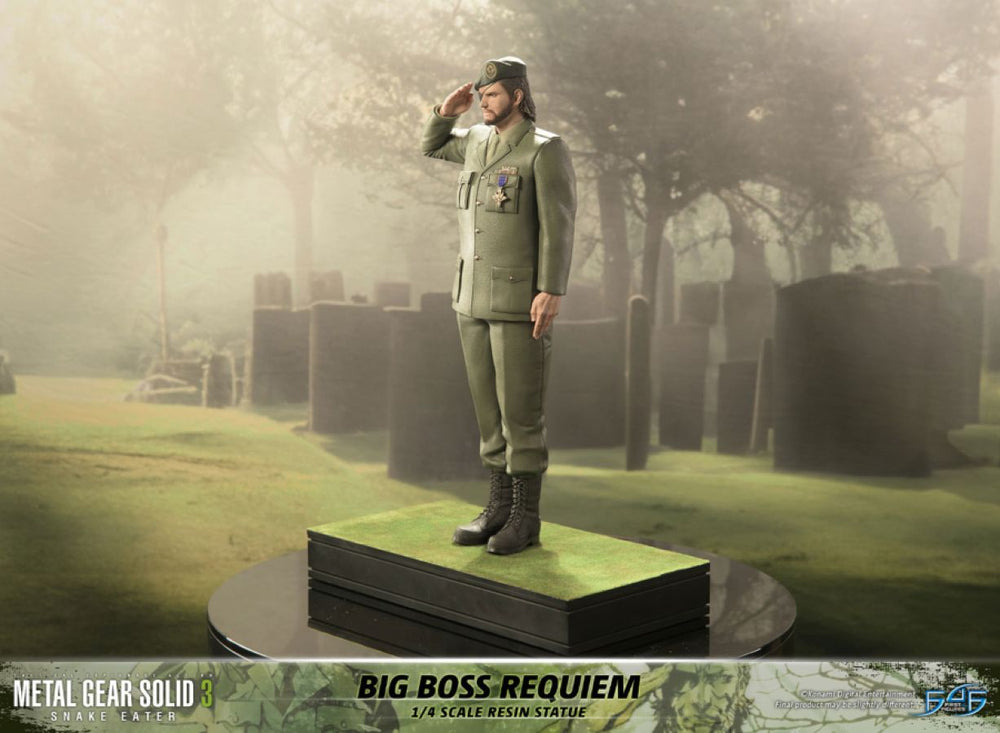 Image Pop Weasel - Image 3 of Metal Gear Solid 3: Snake Eater - Big Boss Requiem 1:4 Statue - First 4 Figures - Statue - Image - Pop Weasel