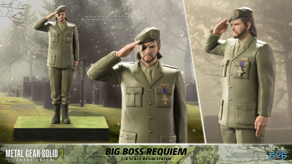 Image Pop Weasel - Image 18 of Metal Gear Solid 3: Snake Eater - Big Boss Requiem 1:4 Statue - First 4 Figures - Statue - Image - Pop Weasel