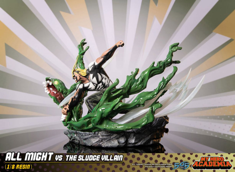 Image Pop Weasel - Image 4 of My Hero Academia - All Might Vs The Sludge Villian Statue - First 4 Figures - Statue - Image - Pop Weasel