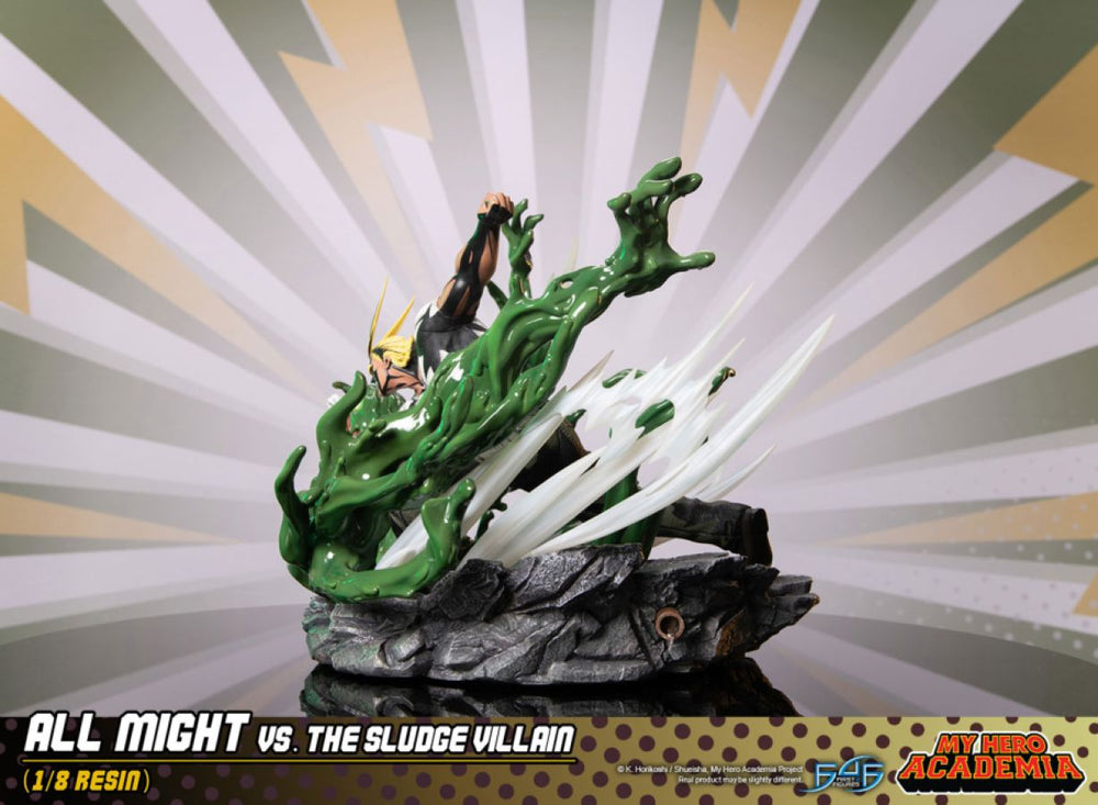 Image Pop Weasel - Image 5 of My Hero Academia - All Might Vs The Sludge Villian Statue - First 4 Figures - Statue - Image - Pop Weasel