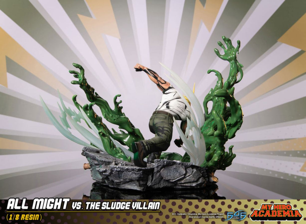 Image Pop Weasel - Image 7 of My Hero Academia - All Might Vs The Sludge Villian Statue - First 4 Figures - Statue - Image - Pop Weasel