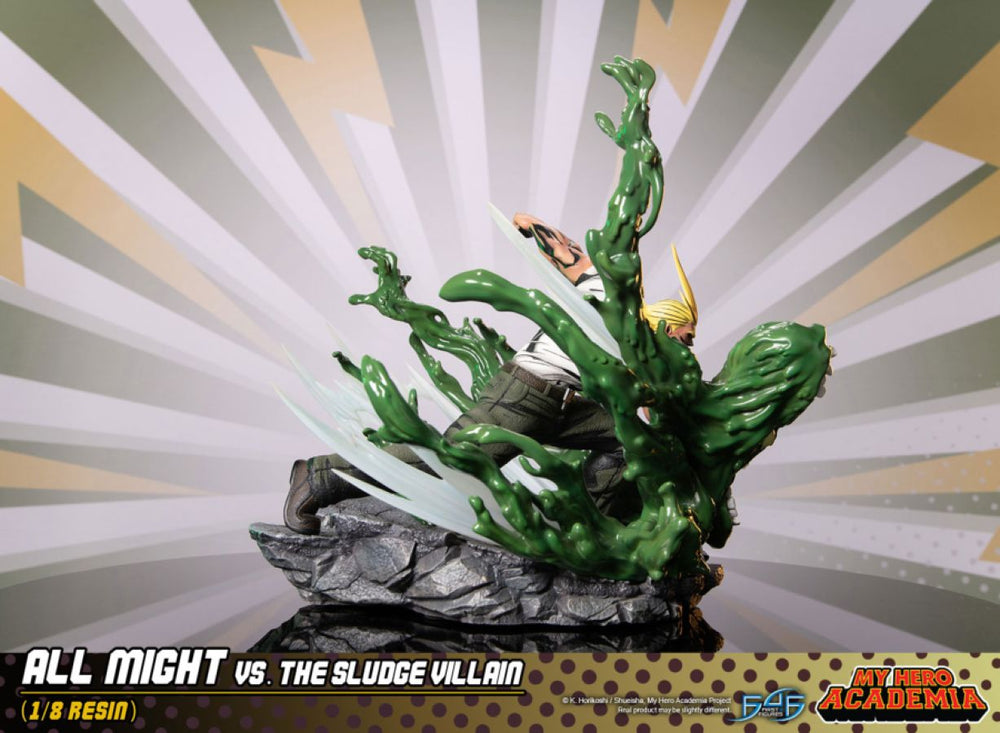 Image Pop Weasel - Image 8 of My Hero Academia - All Might Vs The Sludge Villian Statue - First 4 Figures - Statue - Image - Pop Weasel