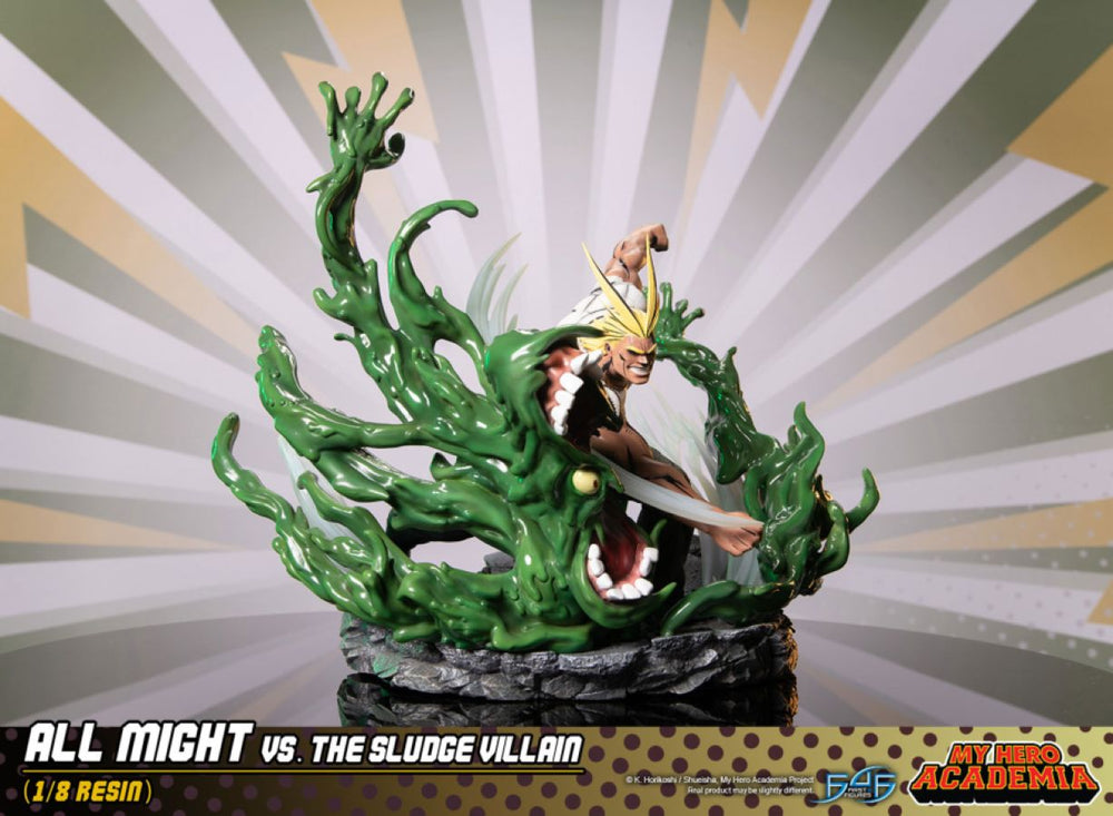 Image Pop Weasel - Image 9 of My Hero Academia - All Might Vs The Sludge Villian Statue - First 4 Figures - Statue - Image - Pop Weasel