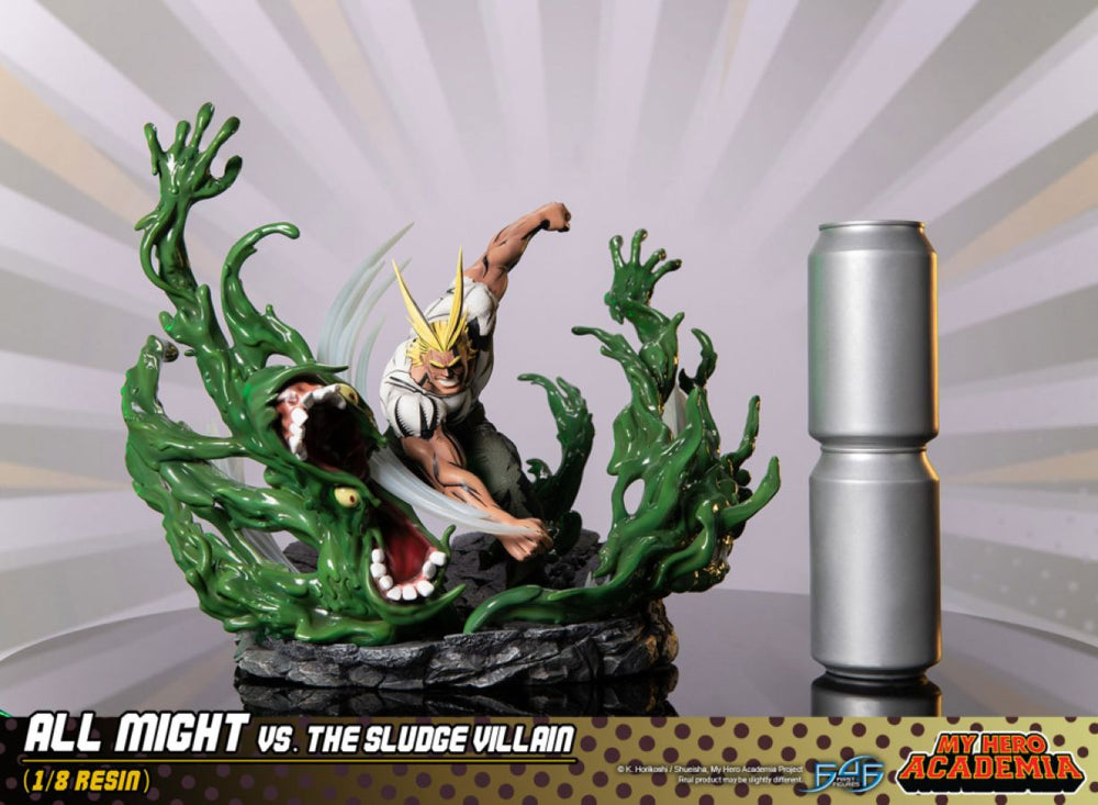 Image Pop Weasel - Image 10 of My Hero Academia - All Might Vs The Sludge Villian Statue - First 4 Figures - Statue - Image - Pop Weasel