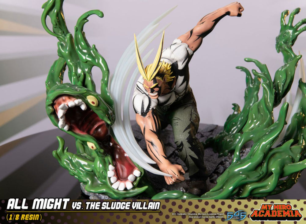 Image Pop Weasel - Image 12 of My Hero Academia - All Might Vs The Sludge Villian Statue - First 4 Figures - Statue - Image - Pop Weasel