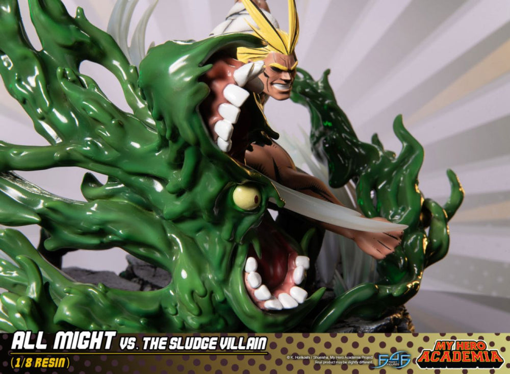 Image Pop Weasel - Image 13 of My Hero Academia - All Might Vs The Sludge Villian Statue - First 4 Figures - Statue - Image - Pop Weasel