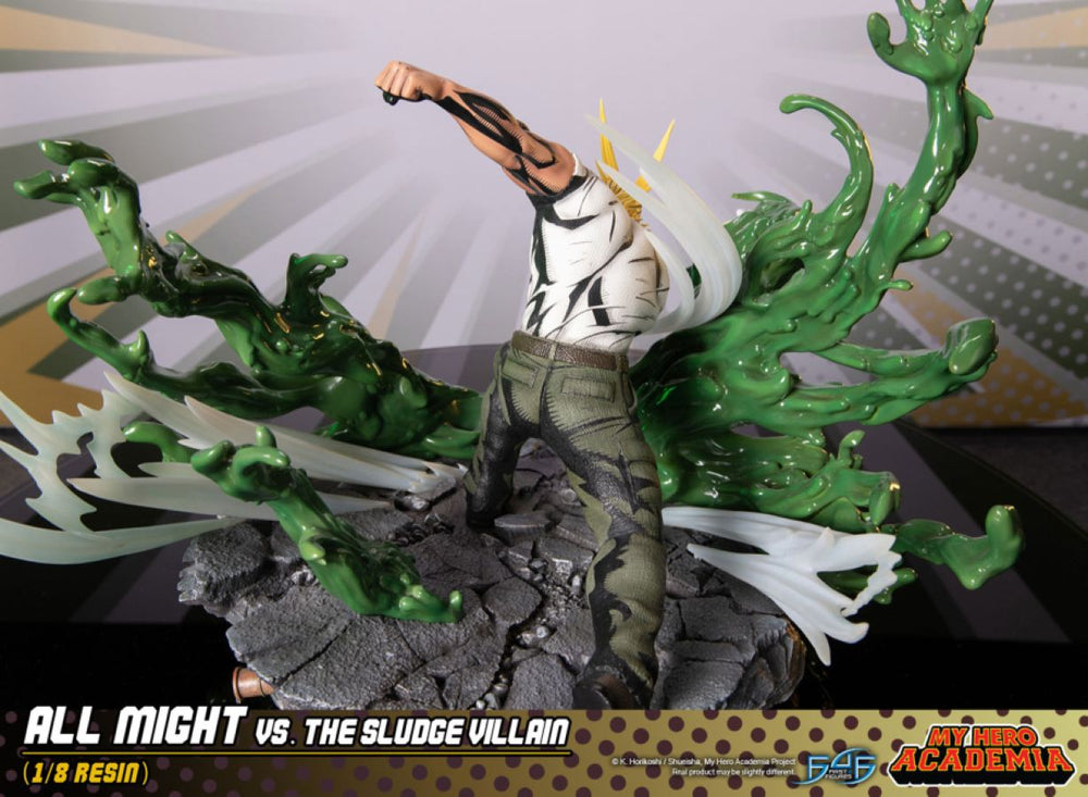 Image Pop Weasel - Image 14 of My Hero Academia - All Might Vs The Sludge Villian Statue - First 4 Figures - Statue - Image - Pop Weasel