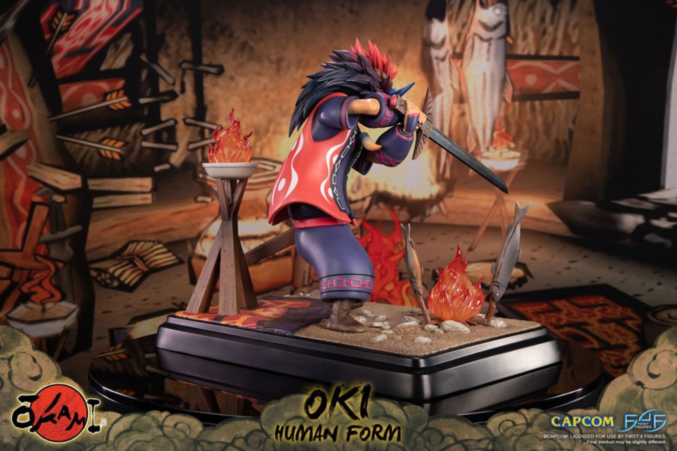 Image Pop Weasel - Image 5 of Okami - Oki (Human Form) Statue - First 4 Figures