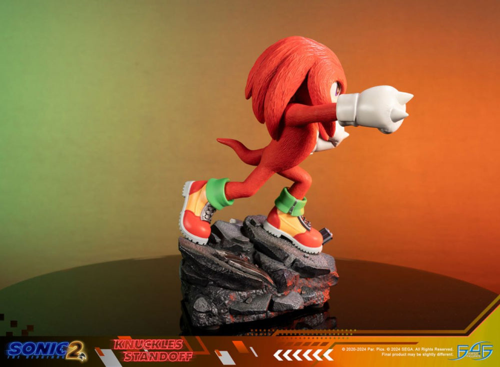 Image Pop Weasel - Image 3 of Sonic The Hedgehog 2 - Knuckles Standoff Statue - First 4 Figures - Statue - Image - Pop Weasel